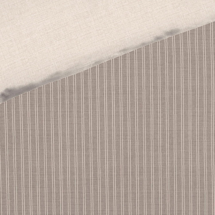 Kaeppel Wendebettwäsche Eternity Combo Feinbiber Cappuccino Grösse 1x 135x200 cm + 1x 80x80 cm Cappu