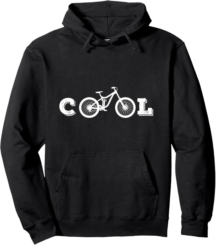 Cool Fahrrad und Fahrradfahrer Pullover Hoodie