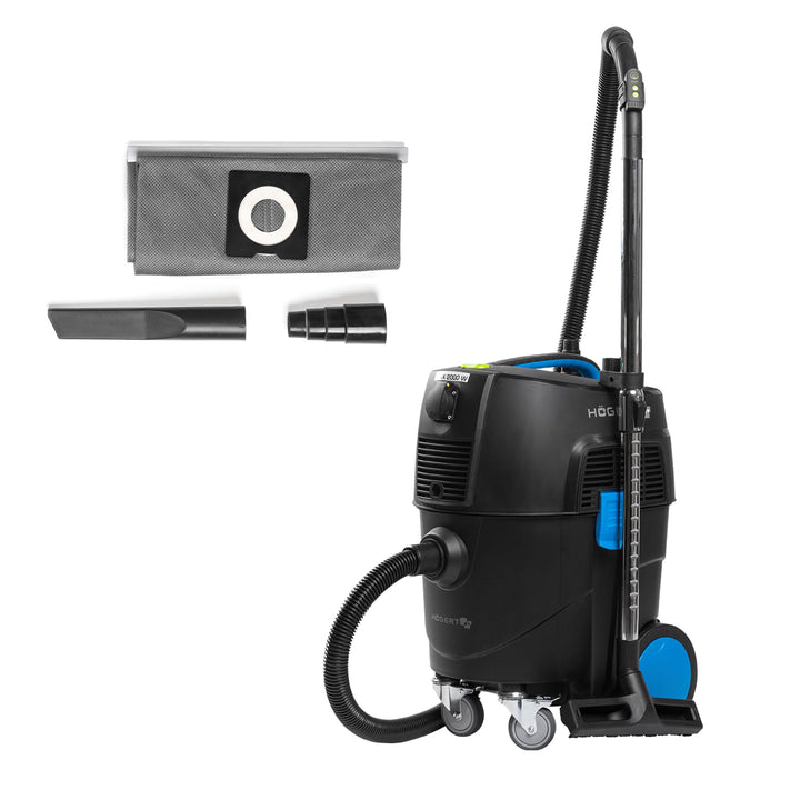 Högert Technik – Nass- und Trockensauger 30 L mit automatischer Filterreinigung, Funkfernbedienung,