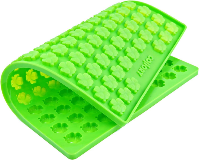 Collory Backmatte Hundekekse für MINI KLEEBLATT (2,4 cm) Leckerlis, Silikon Backform, Pralinen, Bonb