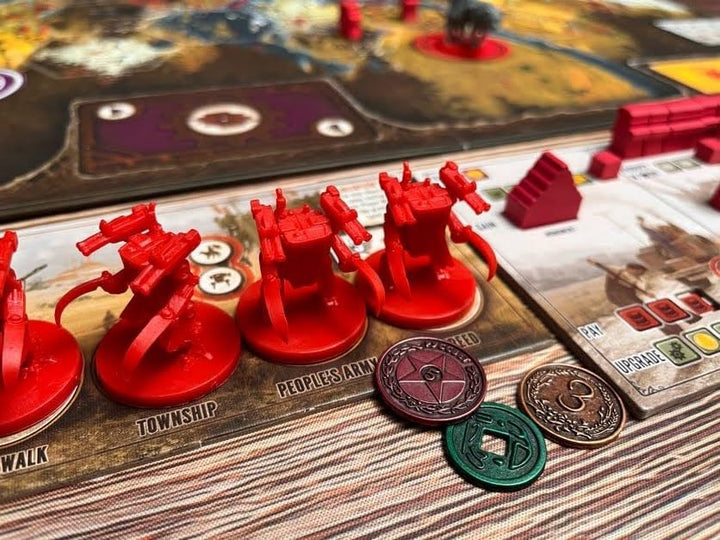Stonemaier Games, Scythe: Metal Coins Upgrade Pack, Board Game, 1 to 5 Players, Ages 14+, 90 to 120