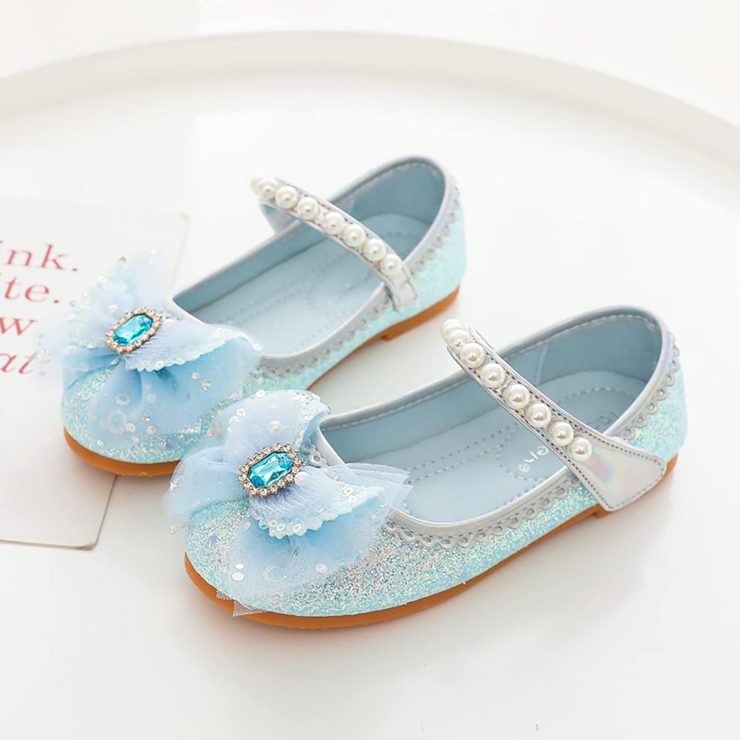 LOBTY Mädchen Prinzessin Schuhe Pailletten Kristall Schuhe Kinder Sandalen Hochzeitsschuhe Ballettsc