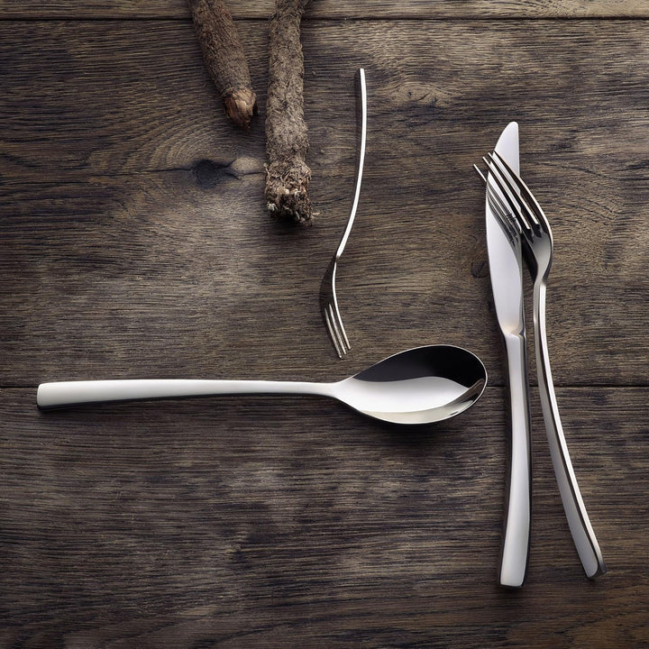 PW Paul Wirths Swing 1200 Besteck Set für 12 Personen, Edelstahl rostfrei, poliert & spülmaschinenfe