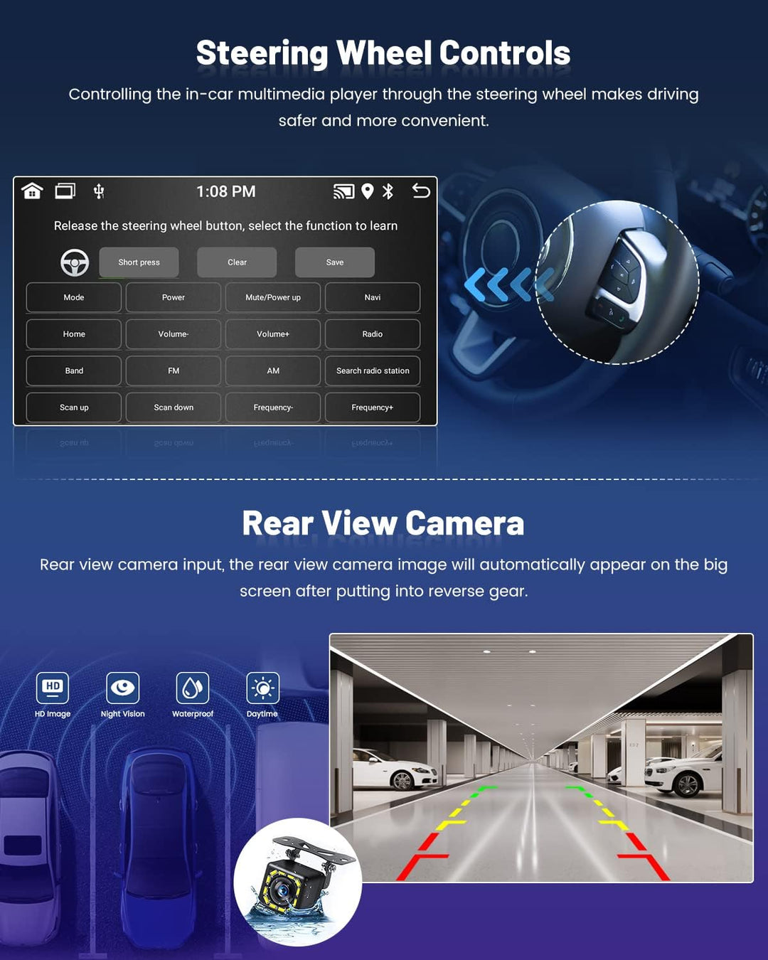DAB 1G 32G Android 13 Autoradio mit Navi Für VW Touareg 2004-2011 Transporter Ts Multivan 2004-2009,