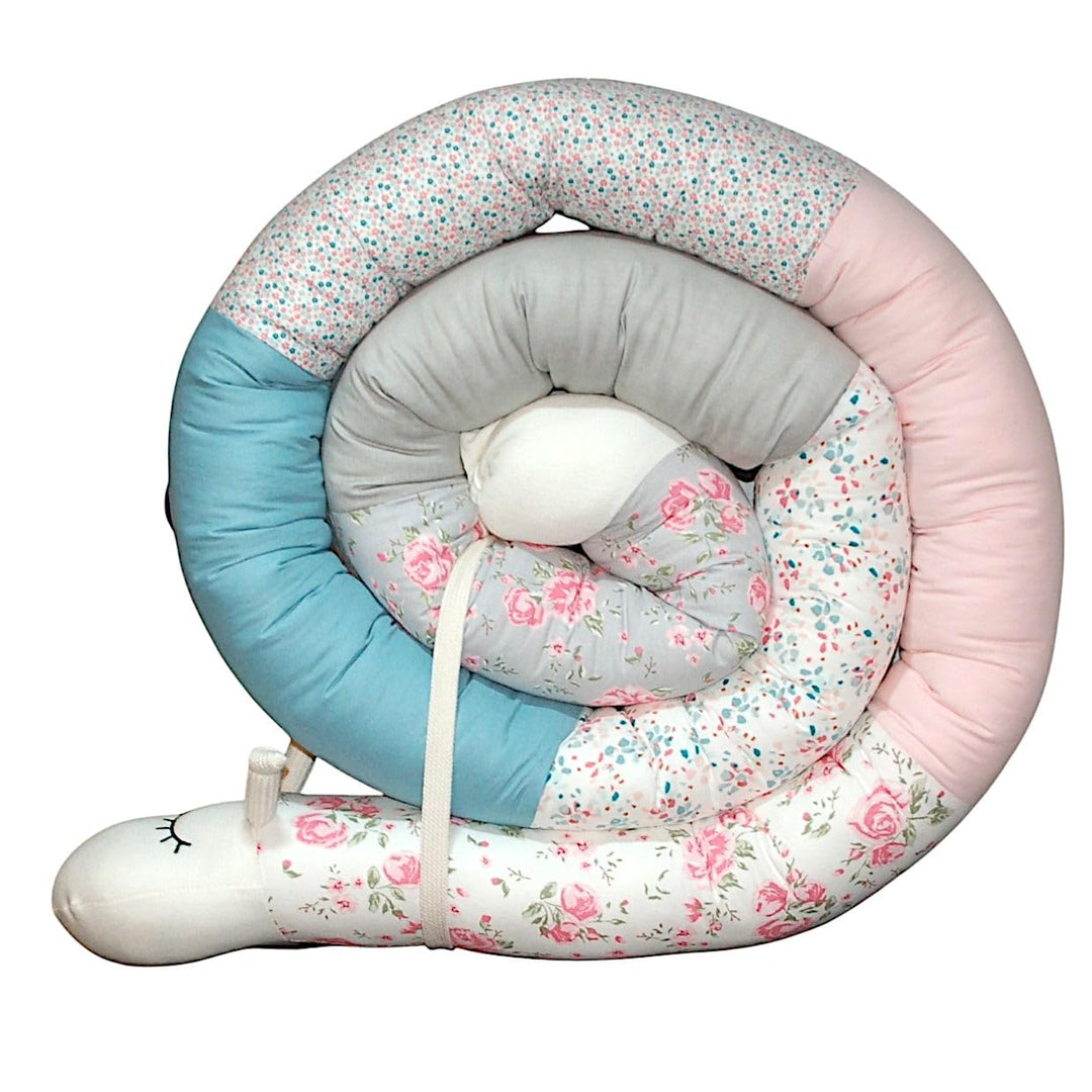 Bettschnecke/Bettschlange XXL (Motiv Regenbogen (1)) Länge 250cm **personalisierbar** Seitenschläfer