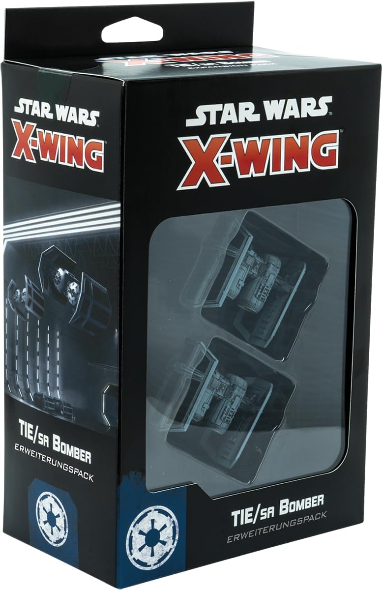 Atomic Mass Games | Star Wars: X-Wing 2. Edition – TIE/SA-Bomber | Erweiterung | Tabletop | 2 Spiele