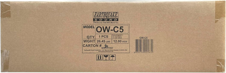 Earthquake Sound OW-C5 Cinenova Clarte On-Wall LCR Speaker 600W 8 Ohm