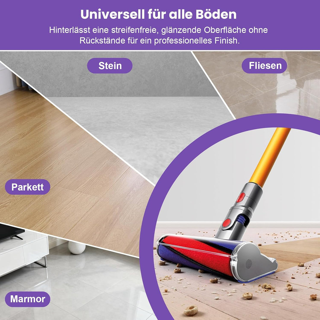 Softwalze Bodendüse für Dyson V7 V8 V10 V11 V15 SV10 SV11 SV12 SV14 SV15 SV22 SV25 SV27 SV28 SV37 St