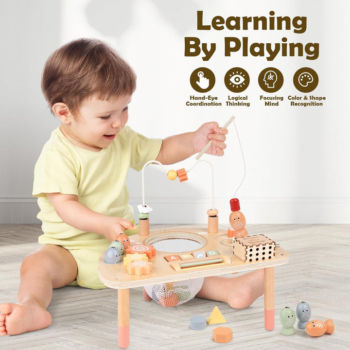 Vanplay Spieltisch Ab 2 Jahr Baby Spielzeug Spieltisch Kinderspielzeug Montessori Spielzeug 2 3 4 5