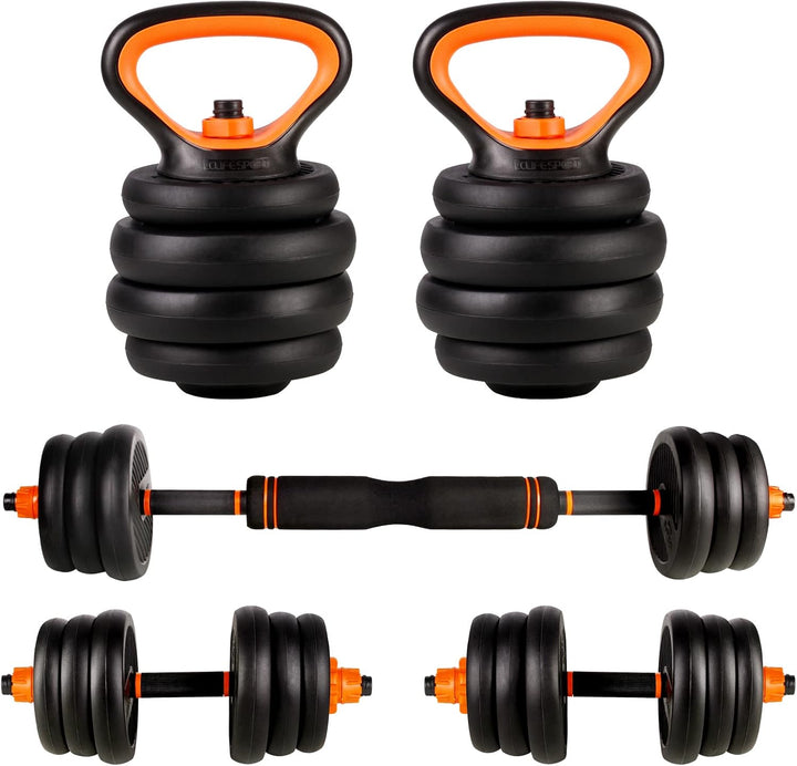 CCLIFE Hanteln Set 2er Kurzhanteln Langhanteln verstellbar 20 30 40kg Hantelset professionell Dumbbe