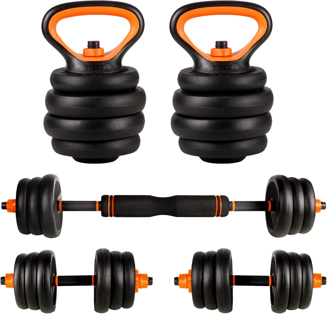 CCLIFE Hanteln Set 2er Kurzhanteln Langhanteln verstellbar 20 30 40kg Hantelset professionell Dumbbe