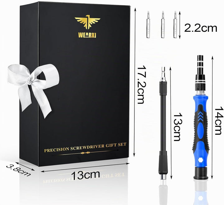 WEARXI Geschenke für Männer, Valentinstag Geschenke für Ihn, 60 in 1 Schraubendreher Set, Geburtstag