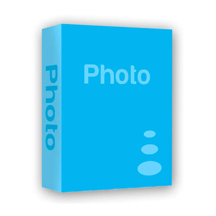 Einsteckalbum 300 Fotos 13x19,13x18,13x20,12x18 cm, 6 leuchtende Farben, abdeckung Ihrer Wahl.(Hellb