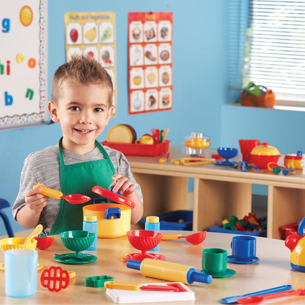 Learning Resources Grossartiges Spielküchenset Küchen-Set, Küchen-Set