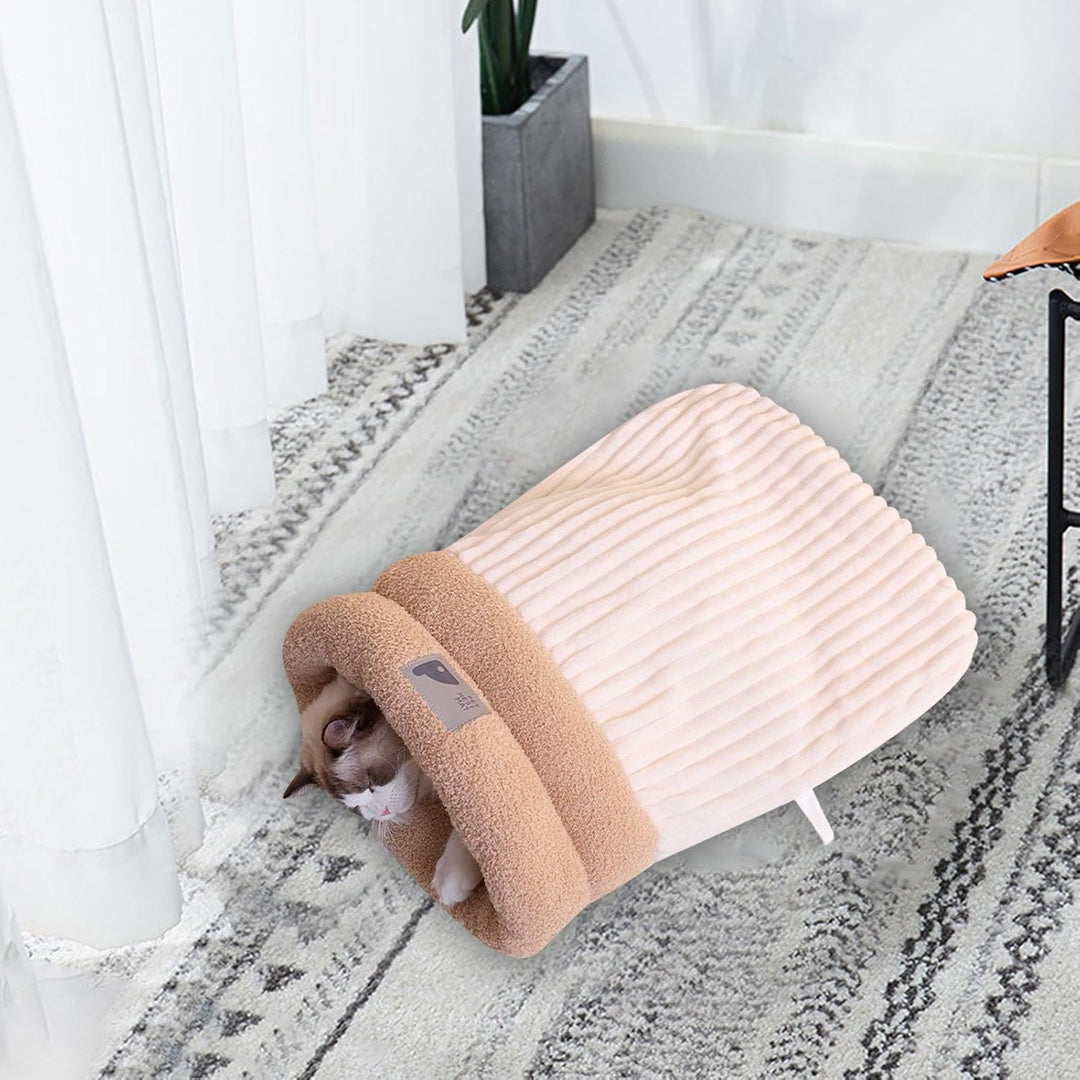 Katzen Winterschlafsack - Katzenschlafsack Für Wohnungskatzen | Weicher Bequemer Katzen Winterschlaf