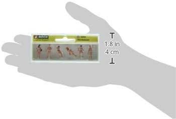 NOCH® FKK-Badende, Figuren-Set, für die Spurweite H0, ideal für Modellbau und DIY