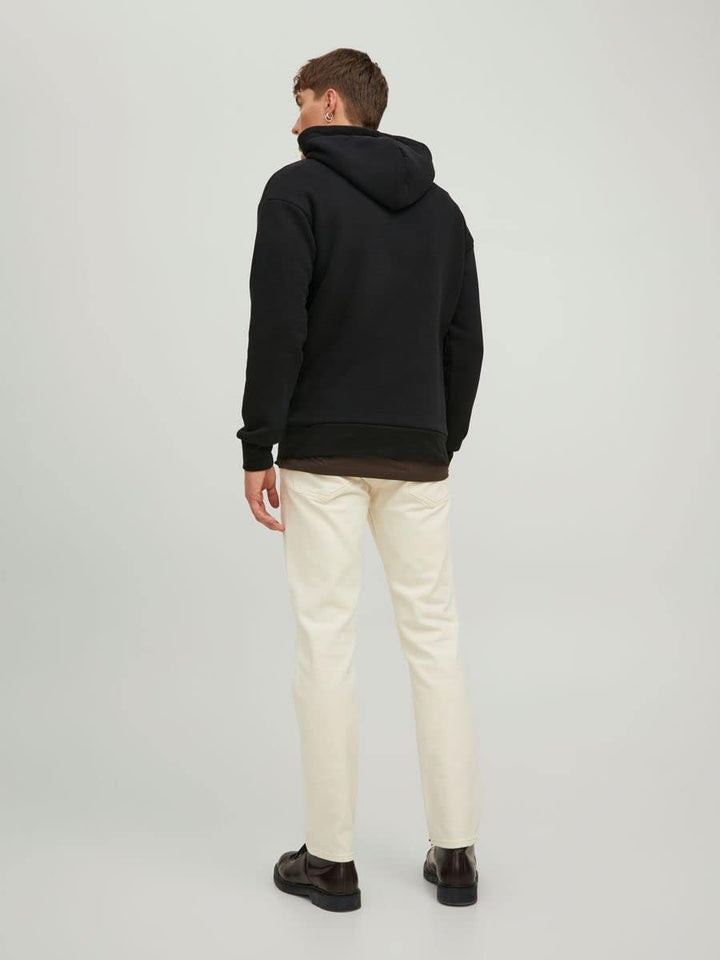JACK & JONES Herren Jjeking Sweat Hood Kapuzenpullover L Schwarz, L Schwarz