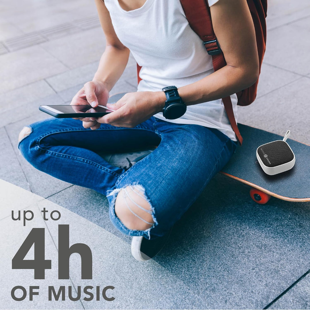 Music Sound - MINI - Bluetooth-Lautsprecher - 3-Watt-Leistung - 4 Stunden Spielzeit - Kompakt und tr