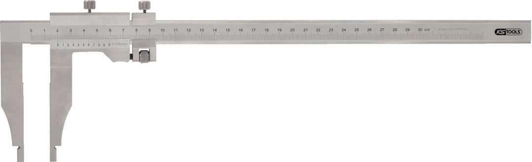 KS Tools 300.0541 Werkstatt-Messschieber ohne Spitzen, 0-200mm 0-200 mm, 0-200 mm