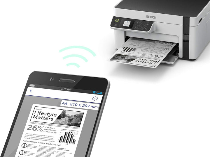 Epson EcoTank ET-M2120 Tintejet A4 1440 x 720 DPI 32 ppm Wi-Fi ETM2120 Ohne zusätzliche Tinte Multip