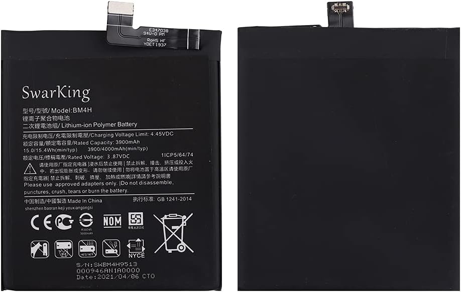 SwarKing Ersatz Akku Kompatibel mit mi 9 pro Mi 9Pro Mi9 Pro BM4H with Toolkit