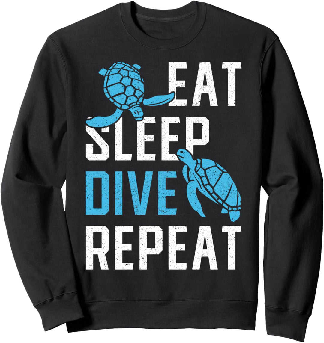 Eat Sleep Tauchen Repeat Diving Taucher Sweatshirt