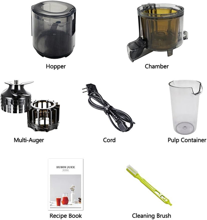 HUROM | Slow Juicer | Entsafter Gemüse und Obst | H310A | Elektrische Kaltpresse | Ruhiger Motor | L