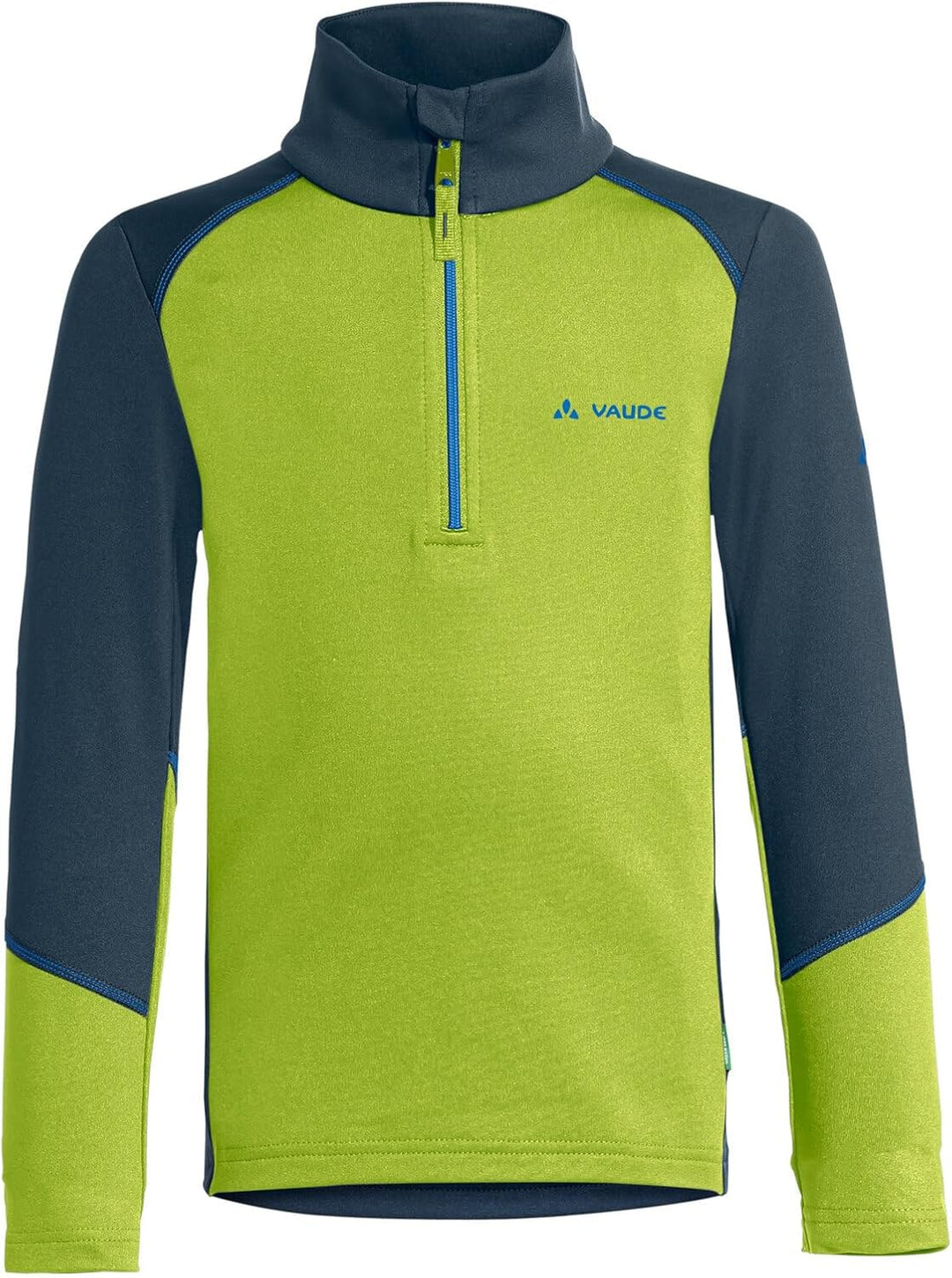 VAUDE Pullover Kids Livigno Halfzip 116 Chute Green, 116 Chute Green