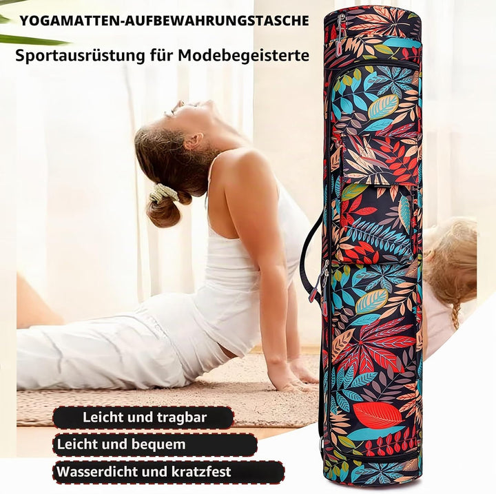 Aucuu Yogatasche, Yogamatte Tasche, Sporttasche Damen mit Nassfach &amp; Flaschentasche, Verstellbarer S