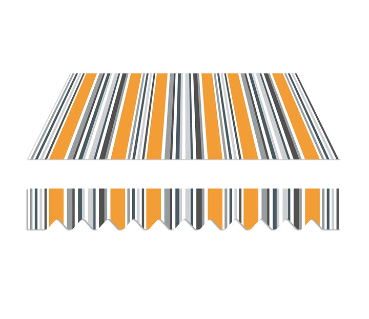 home Trends Markisenstoff Markise mit Volant 4 x 3 m Markisenbespannung ersatzstoff 387 x 300cm Balk