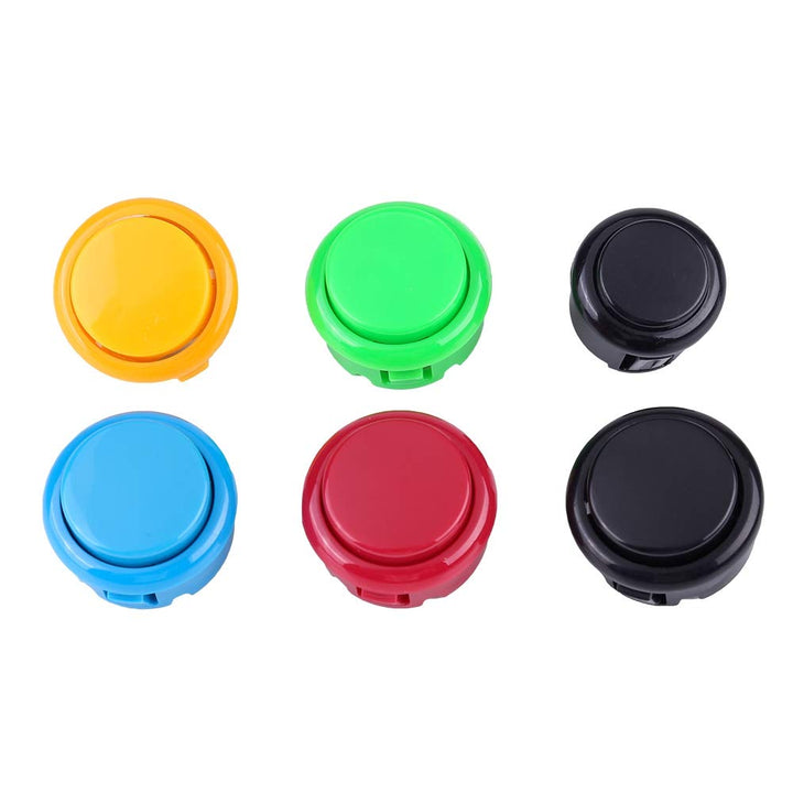 Hilitand Null Verzögerung Arcade-Spiel DIY Teile Kits 10 Tasten + PC-Spiele Schwarz Joystick + USB-E