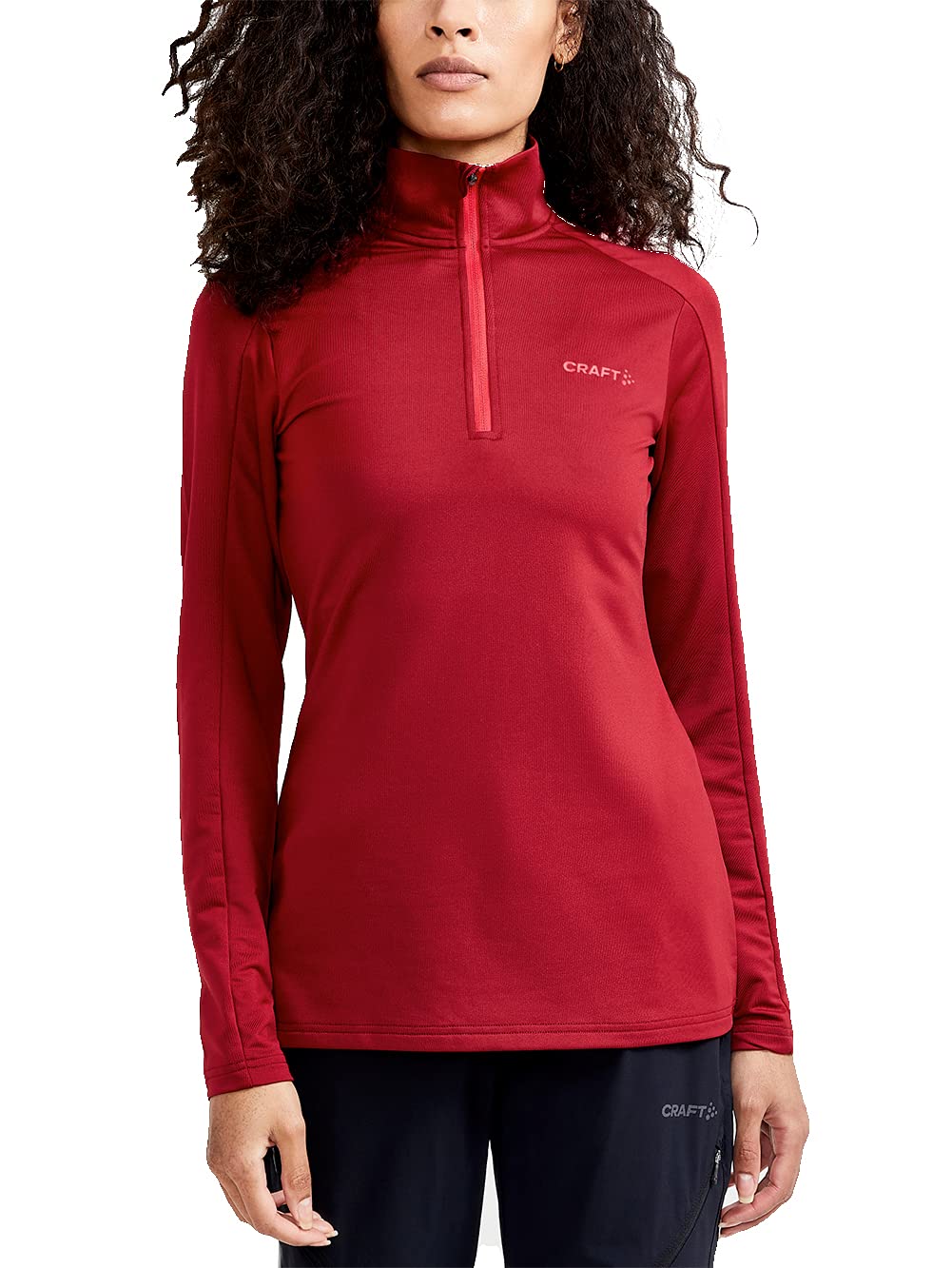 Craft Sportswear Damen Core Gain Midlayer, Rhabarberfarben, X-Klein