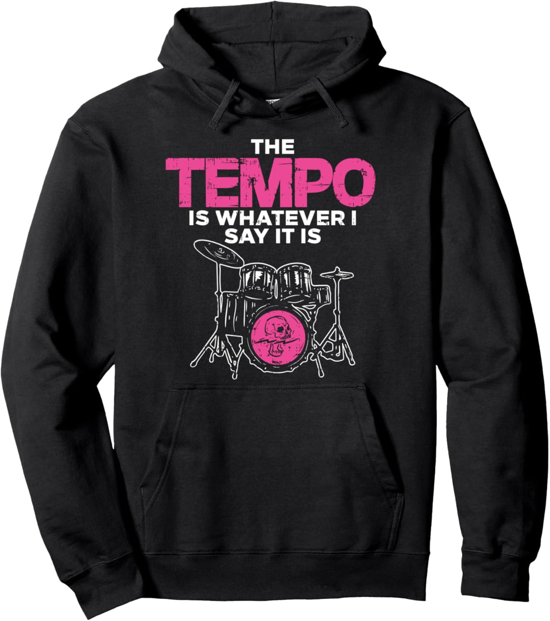 Lustiges Schlagzeug für einen Schlagzeuger Pullover Hoodie