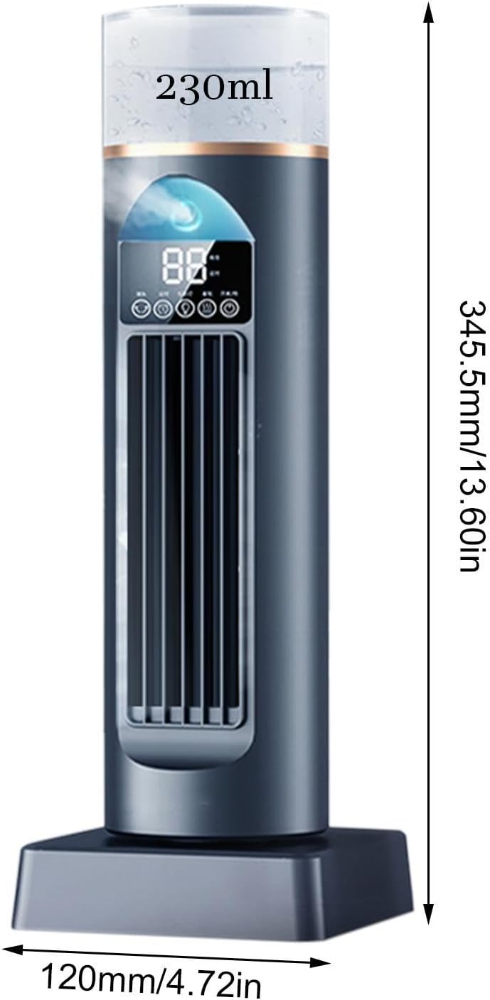 Luftkühler Tragbare Klimaanlage Leise USB Kühlventilator Scillation Tower Fan Silent Verdunstungsküh