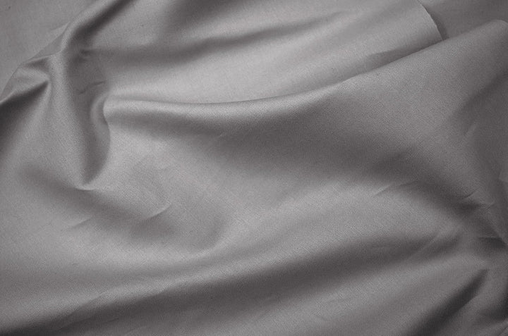 Beddress - Luxus-Satin-Bettwäsche, Uni Graphit, 200x200 + 2x80x80 cm, 100% gekämmte Baumwolle, OekoT