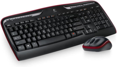 Logitech MK330 Kabelloses Tastatur-Maus-Set, 2.4 GHz Verbindung via Unifying USB-Empfänger, 4 progra