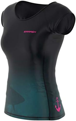 SMMASH Kompressionsshirt für Damen Kurzarm, Funktionsshirt für Sport Outdoor OCR Cross-Training Fitn