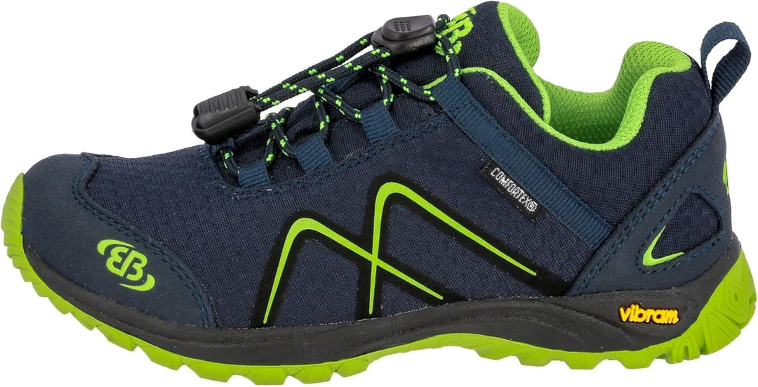 Brütting Unisex Kinder Guide Outdoor- & Trekkingschuh 28 EU Marine Lemon, 28 EU Marine Lemon