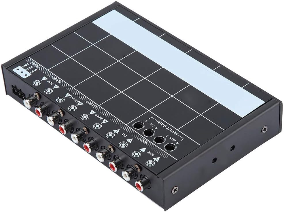 Car Audio Equalizer, Fydun 1 Stücke Auto Audio Stereo EQ Equalizer mit 7 Band