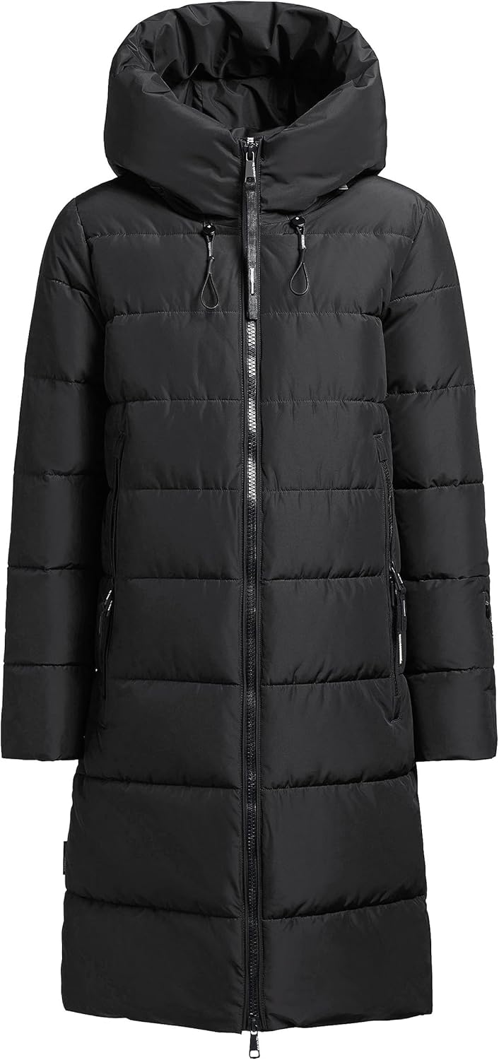khujo - Damen - Wintermantel - Jilias 3 XS Schwarz, XS Schwarz