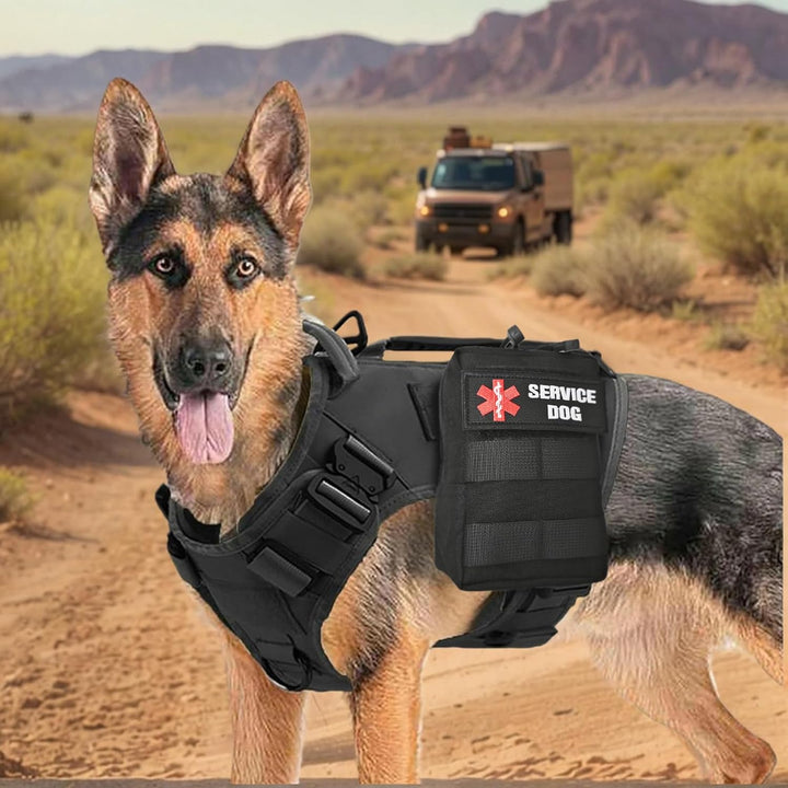 Hundegeschirr für grosse Hunde, Deutscher Schäferhund, Malinois, Trainingsweste, Hundegeschirr und L