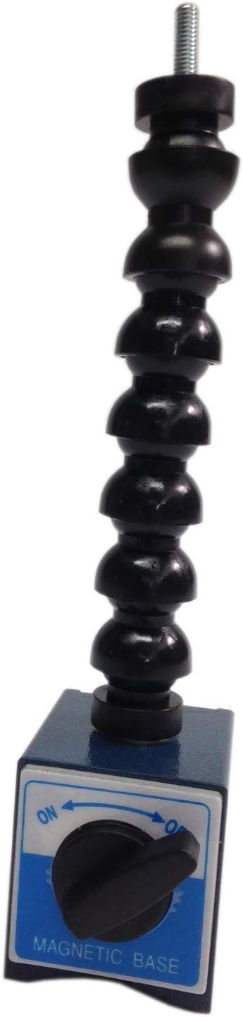 Messuhrenhalter mit Gelenkschlauch und schaltbarem Magnetfuss