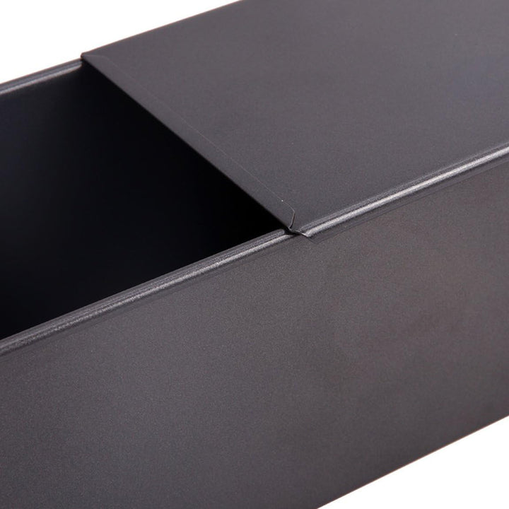 CANDeal Für 450g Teig Toast Brot Backform Gebäck Kuchen Brotbackform Mold Backform Mit Deckel(Schwar