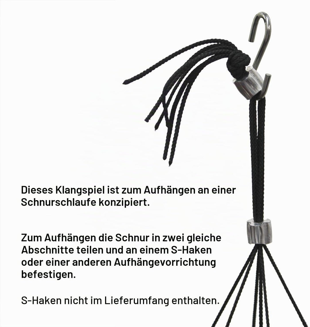 Woodstock Chimes Signature Collection, Paradiesglocken, Antik-Silber, 81,3 cm, Dekor-Designs, Windsp