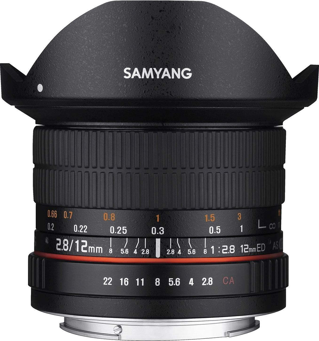 Samyang 7474 12mm F2.8 Objektiv für Anschluss Fuji X, Fuji X