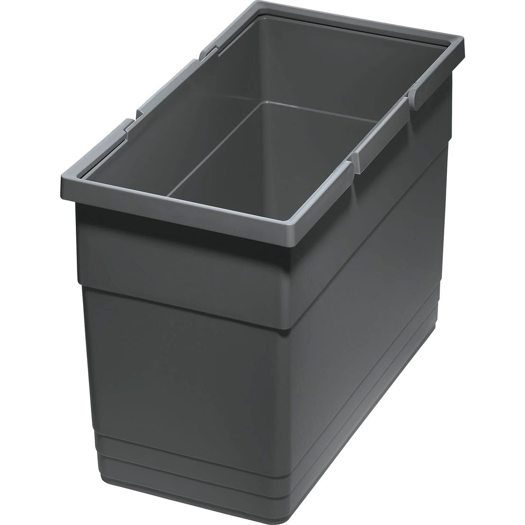 NINKA Abfallbehälter eins2vier, 21 Liter, BxHxT: 210 x 275 x 420 mm, dunkelgrau