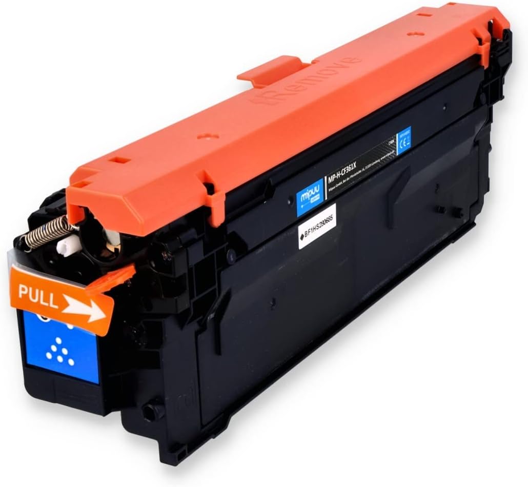 Mipuu Toner kompatibel für HP CF360X 508X Cyan für HP Laserjet Enterprise Flow M 577 C M 550 M 552 M