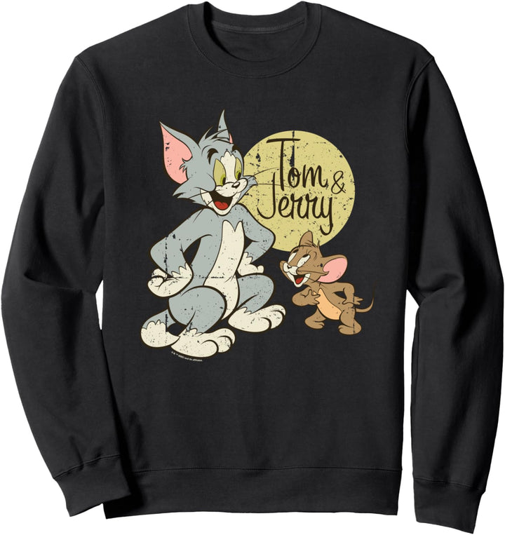 WB 100: Tom and Jerry Distressed Poster Sweatshirt