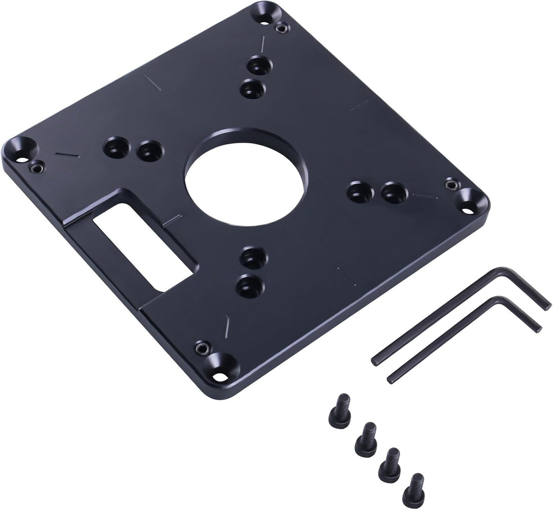 CNCYEAH Router Platte, Router Grundplatte, Trimmmaschine Flip Platte, Holzbearbeitung DIY Router Tis