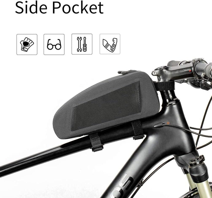 ROCKBROS wasserdichte Rahmentasche für Fahrrad, Lenkertasche Fahrradtasche MTB Oberrohrtasche 1L /1.